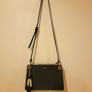 Henri Bendel Black Shoulder Bag in Black